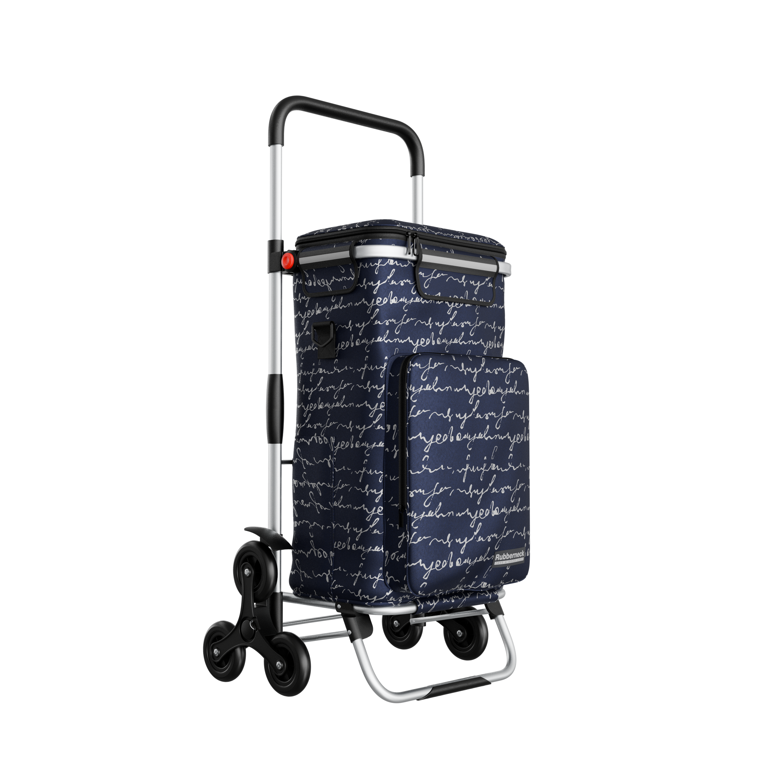Faltbarer Einkaufstrolley mit Alu-Gestell – Rubberneck